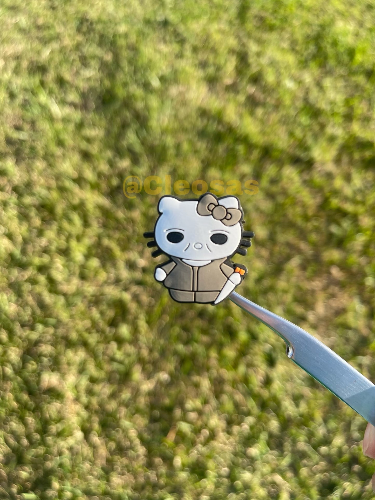 Hello Kitty Michael Myers Charm