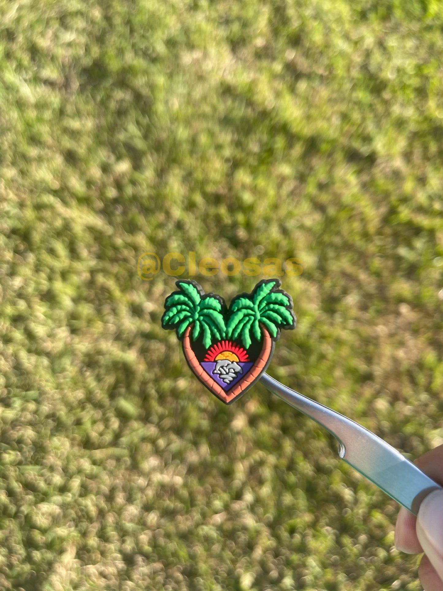 Bad Bunny Palm Tree Charm