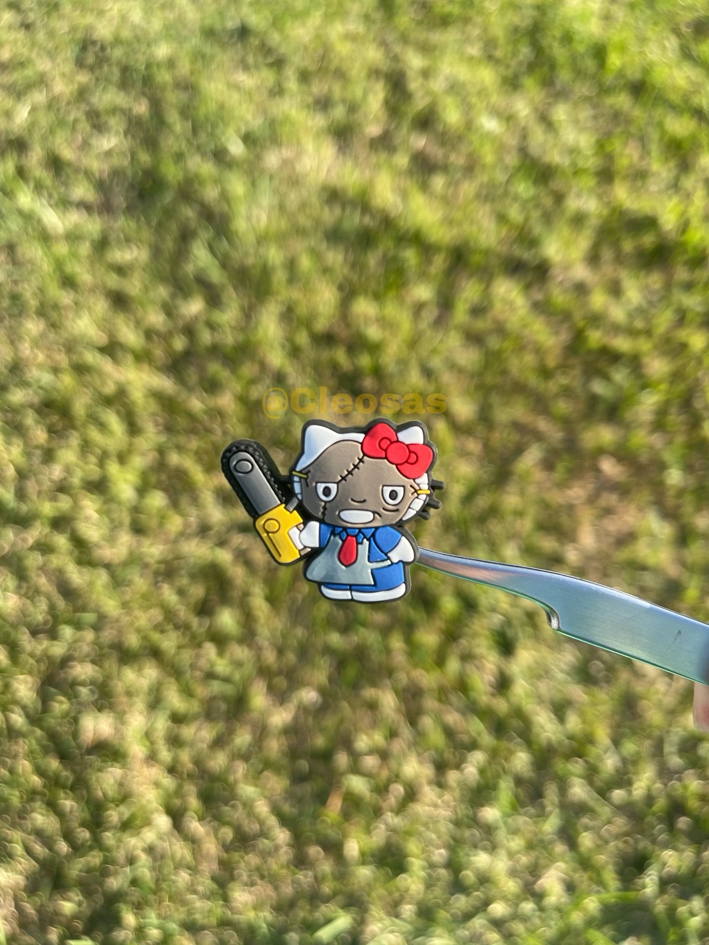 Hello Kitty Leatherface Charm