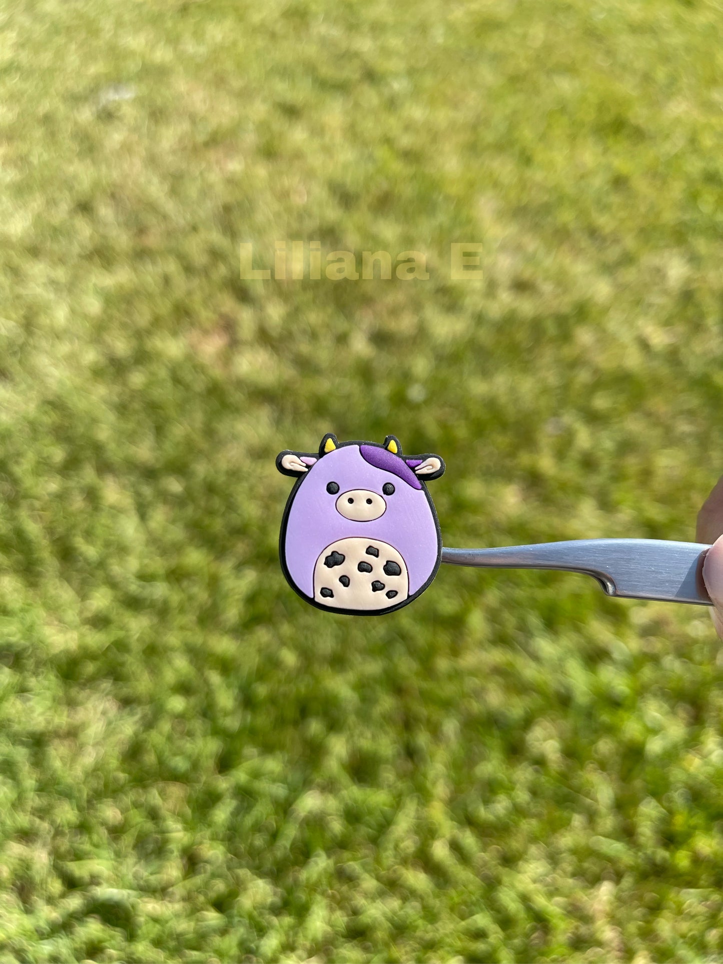 Bubba the Purple cow Charm