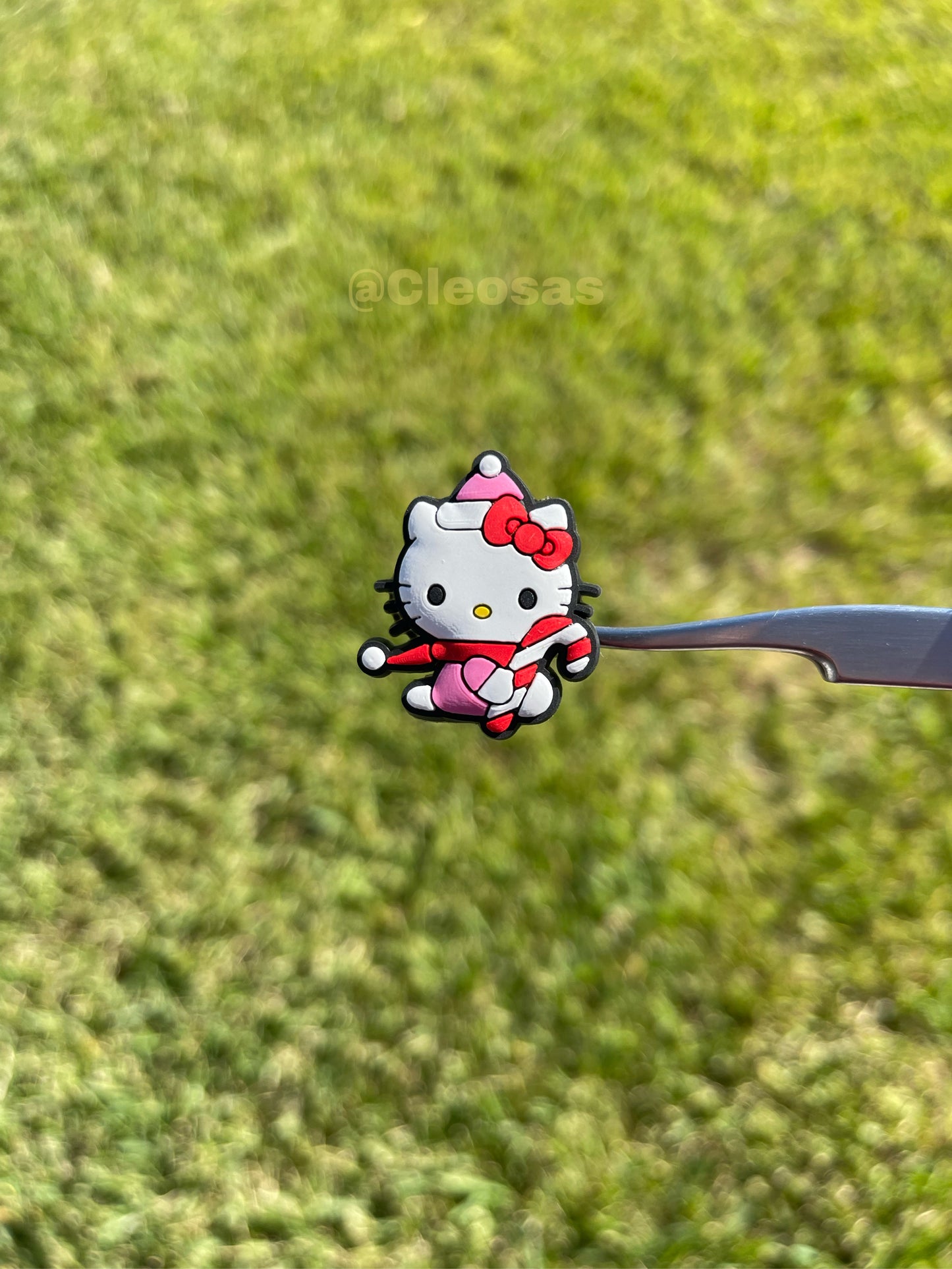 Hello Kitty Candy Cane Charm